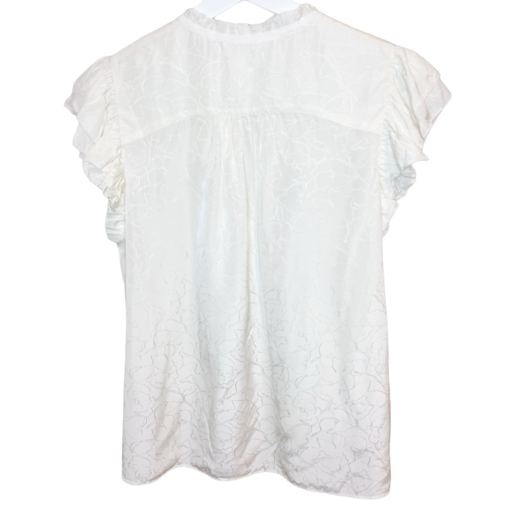 ba&sh | Solstice Top With Ruffled Shoulders - Picture 8 of 11